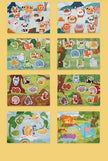 Montessori Baby Busy book My First Quiet Book Paste Early Learning Education Toy Children Toy Matching Game for Babies