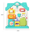Baby Sensory Busy Board Montessori Toys Music Lights Switch Multifunction Travel Play Early Educational Activities Toy for Kids