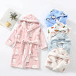 Warm Soft Children Flannel Pajamas Boy Astronaut Robe Winter Christmas Kids Bathrobe Baby Girl Homewear Child Sleepwear 2-12Year