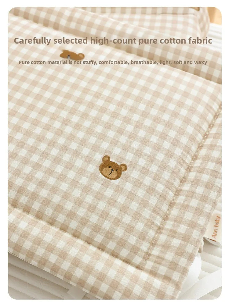2026 Baby Crib Fence Soft Cotton Bag Anti-collision Strip Children's One-piece Bed Fence Spliced Bed Protection Cloth Baby Fence