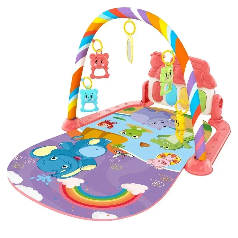 Baby Music Rack Play Mat Baby Rug Early Educational Toy Kids Piano Keyboard Carpet Gym Crawling Activity for Infant Gift