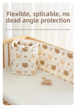 2026 Baby Crib Fence Soft Cotton Bag Anti-collision Strip Children's One-piece Bed Fence Spliced Bed Protection Cloth Baby Fence