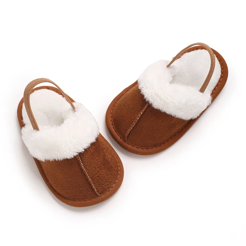 Cozy Plush Baby Slippers (0-18M)