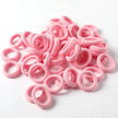 50pcs 3cm Candy Color Nylon Elastic Hair Bands Rubber Bands Scrunchies Hair Ropes Ponytail Holder Hair Accessories Set Black Red