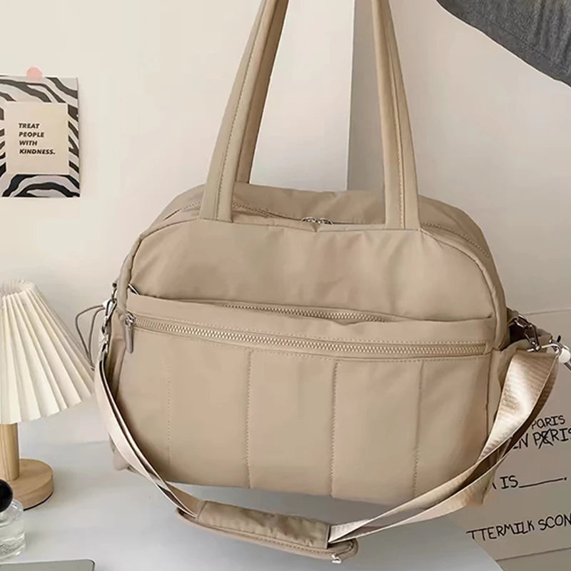 Multifunctional Travel Duffel Bag: Baby Diaper Bag, Gym & Hospital Bag with Waterproof Compartment