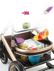 Baby Stroller 3 in 1 With Car Seat,High Landscape  Stroller Luxury Infant Stroller Set Newborn Baby Car Seat Trolley Pushchair