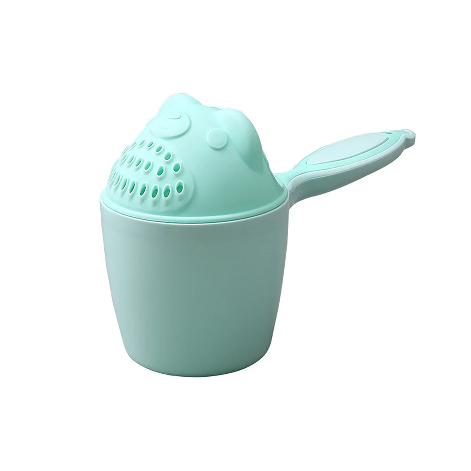 Cute Cartoon Baby Bath Caps Toddler Shampoo Cup Children Bathing Bailer Baby Shower Spoons Child Washing Hair Cup Kids Bath Tool