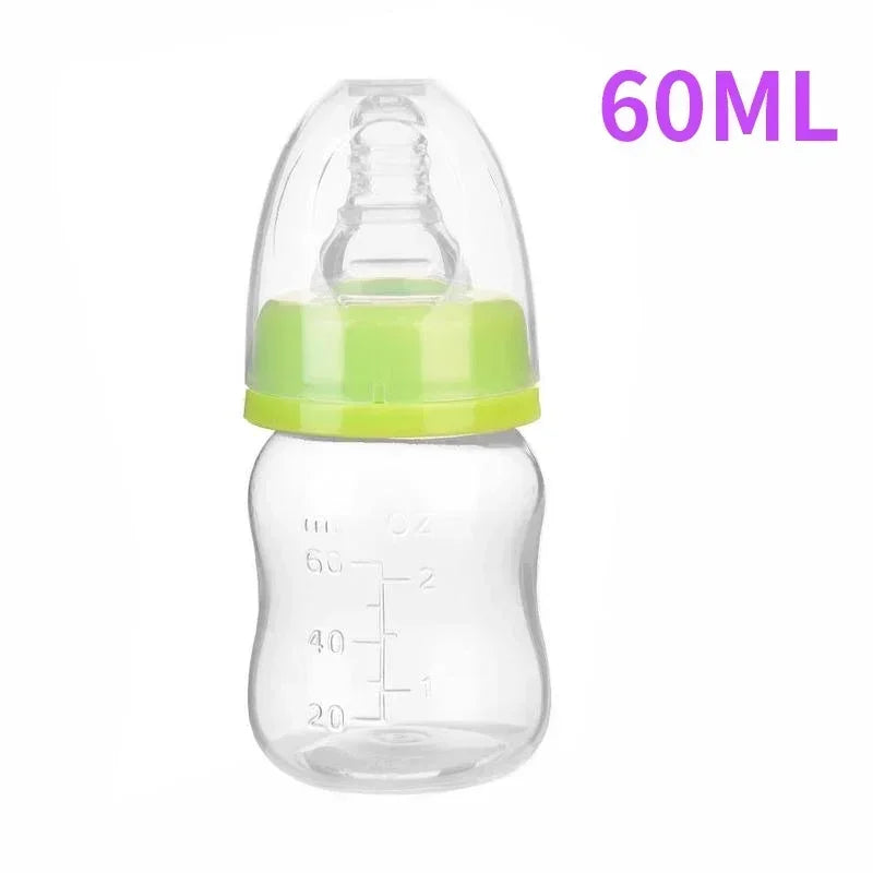 60ML Baby Bottle Portable Safe PP Plastic Mini Baby Bottle Kids Nursing Care BPA Free Infant Milk Fruit Juice Feeding Bottle