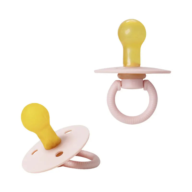 1 Pc Baby Latex Pacifier More Soft close to MOM's breast Round baffle variety colors Younger baby pacifier soother
