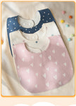 INSULAR Baby Bibs Newborn Cotton Soft Saliva Towel Infant Feeding Cloth Muslin Stuff Printing Pinny Waterproof U-shaped 3 Layers