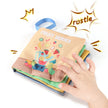 Soft Baby Books toys Montessori 3D Touch Feel High Contrast Cloth Book Sensory Early Learning games for kids Educational toys