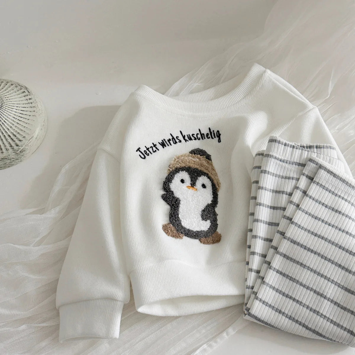 Newborn Girl Clothes Baby Sets Spring Autumn 2Pcs Children Clothing Kids Toddler Outfit Cartoon Bear Sweatshirt Long Pants