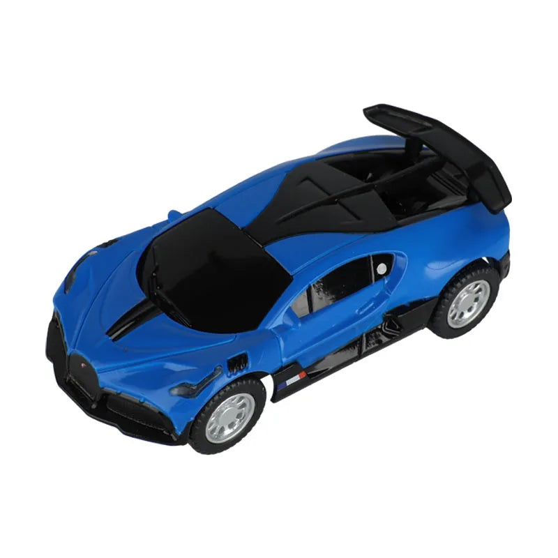 سيارة سباق تناظرية من طراز Carrera Go Scalextric بمقياس 1/64 (1:64) - سيارة سباق كهربائية عالية السرعة - لعبة سيارات سباق الشرطة