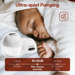 NCVI Electric Breast Pump,Hands-Free breastfeeding Pump with 4 Modes & 9 Levels,Low Noise,19/21/24mm flanges