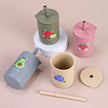 Baby Feeding Drinkware Straw Cup Baby Cartoon Learning Feeding Cup Food Grade Silicone Toddler Water Bottle Tableware BPA Free