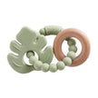 1pc Silicone Teether,Food Grade Baby 0-12 Toys,ToddlersTeething Ring Sensory Toys,Silicone Planet Teether Bracelet Accessories