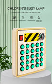Montessori Busy Board Children Toys Led Light Switch Simulate Car Steering Wheel Travel Activities Sensory Game Educational Toys