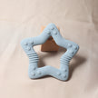 New star silicone teether Food Grade heart baby Teething toy