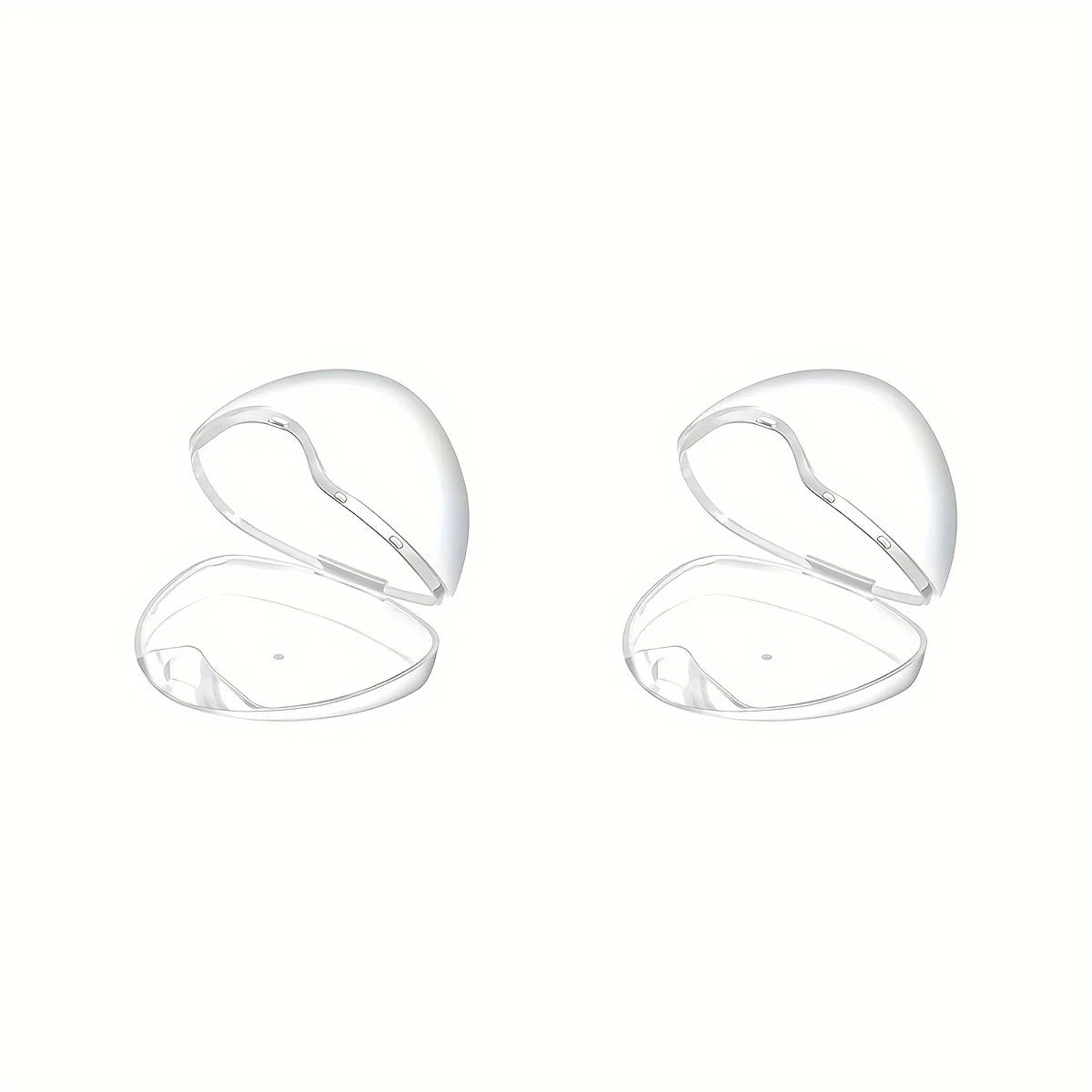 Transparent Pacifier Case Pacifier Holder Box BPA-Free Nipple Shield Case for Travel and Home