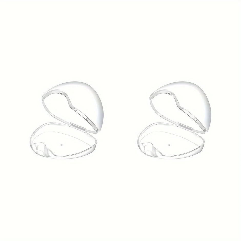 Transparent Pacifier Case Pacifier Holder Box BPA-Free Nipple Shield Case for Travel and Home