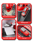 Children's Airplane Car Model Toys Inertial Model Simulation Planes Multifunctional Toys,Random 3 Cars,1 Helicopter,6 Road Signs