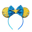 2025 New Style Mickey Minnie Ear Headband Sequin Bows Girl Adult Kids Halloween Party Cosplay Hair Accessories Princess Hairband
