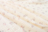 Cotton Swaddle Blanket Baby Blanket Floral Print Muslin Diaper Swaddle New Born Crinkle Fabric Baby Born Stroller Cover
