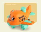 Press and Go aircraft Toys for Toddlers 1-3, Baby Animal Racing Cars, Infant Play Vehicle Set, Baby Push Go Friction Car Toys