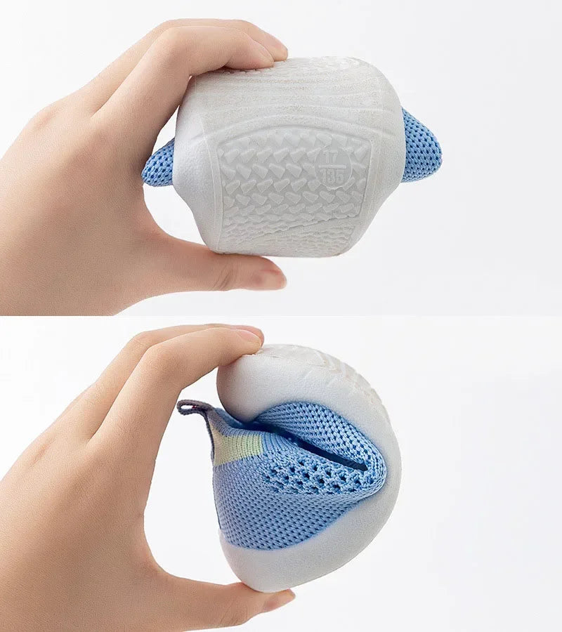 Breathable Mesh Toddler Sneakers (0-3T)