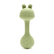 Food-Grade Baby Bunny Silicone Rattle Teether – Dumbbell Shape for Easy Grip, Handheld Toy for Infants