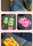 2025   Children's Slippers Cute Cartoon Girls Boys with Soft Soles Baby Bags Perforated Shoes Home and Baby Sandals***