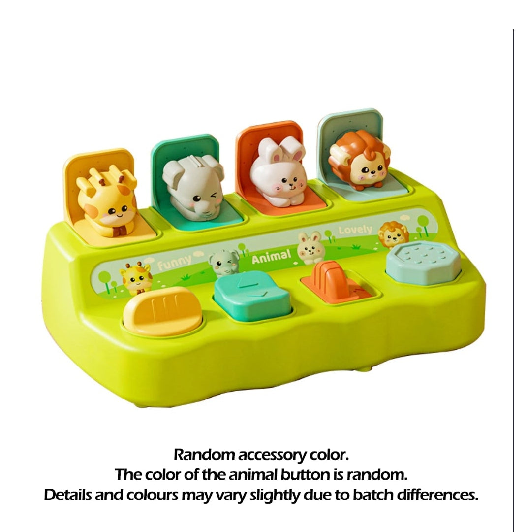 Montessori Pop up Animal Toys and Learning Boxes - Enhance Logic and Motor Skills, Suitable for Children's Birthday Gifts